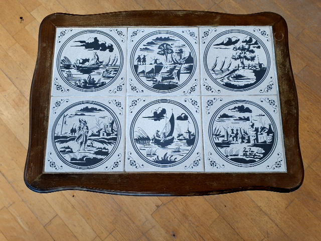 " Nestings tablet " Indskudsbord med kakler